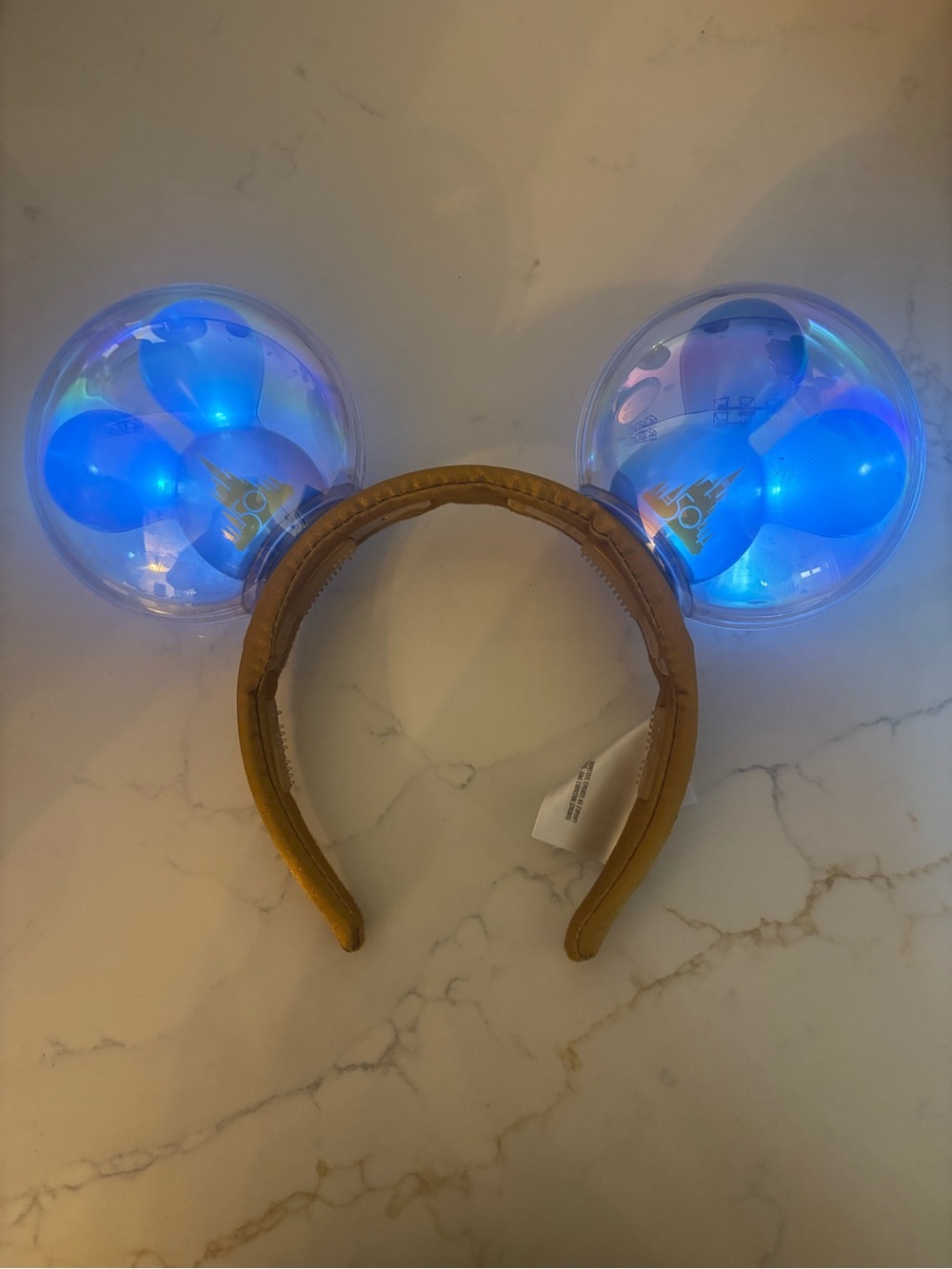 Disney Light-Up Mouse Ear Headband - Blue and Clear